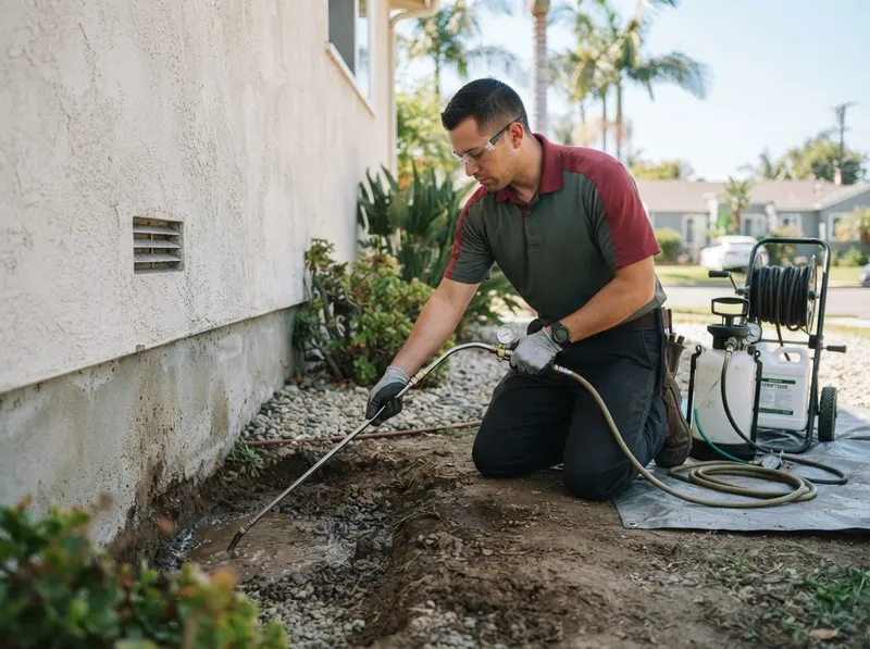 Subterranean Termite Soil Barrier in Culver City, CA